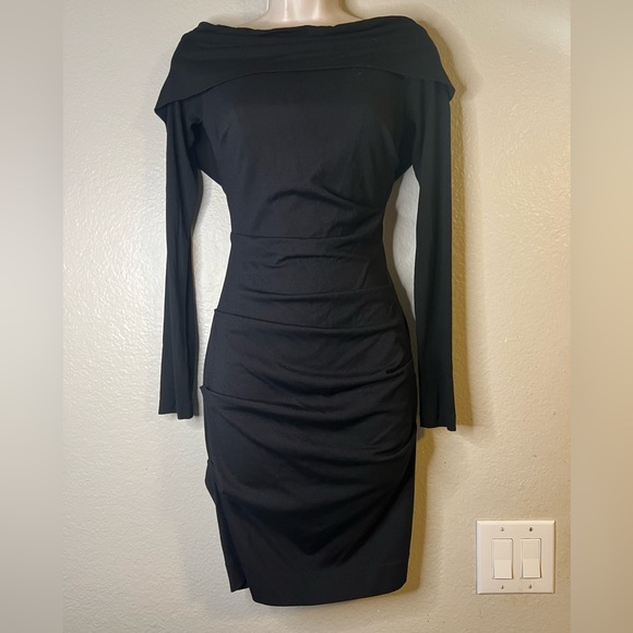 Nicole Miller Artelier Cali Ponte Dress Small - Picture 3 of 8